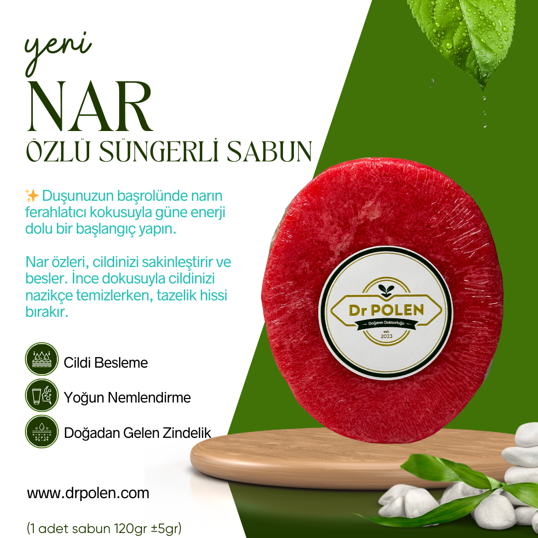 Nar Özlü Süngerli Sabun