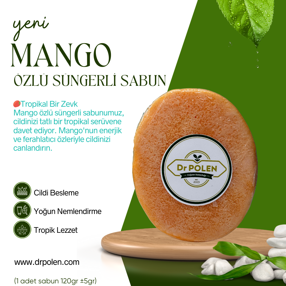 Mango Özlü Süngerli Sabun