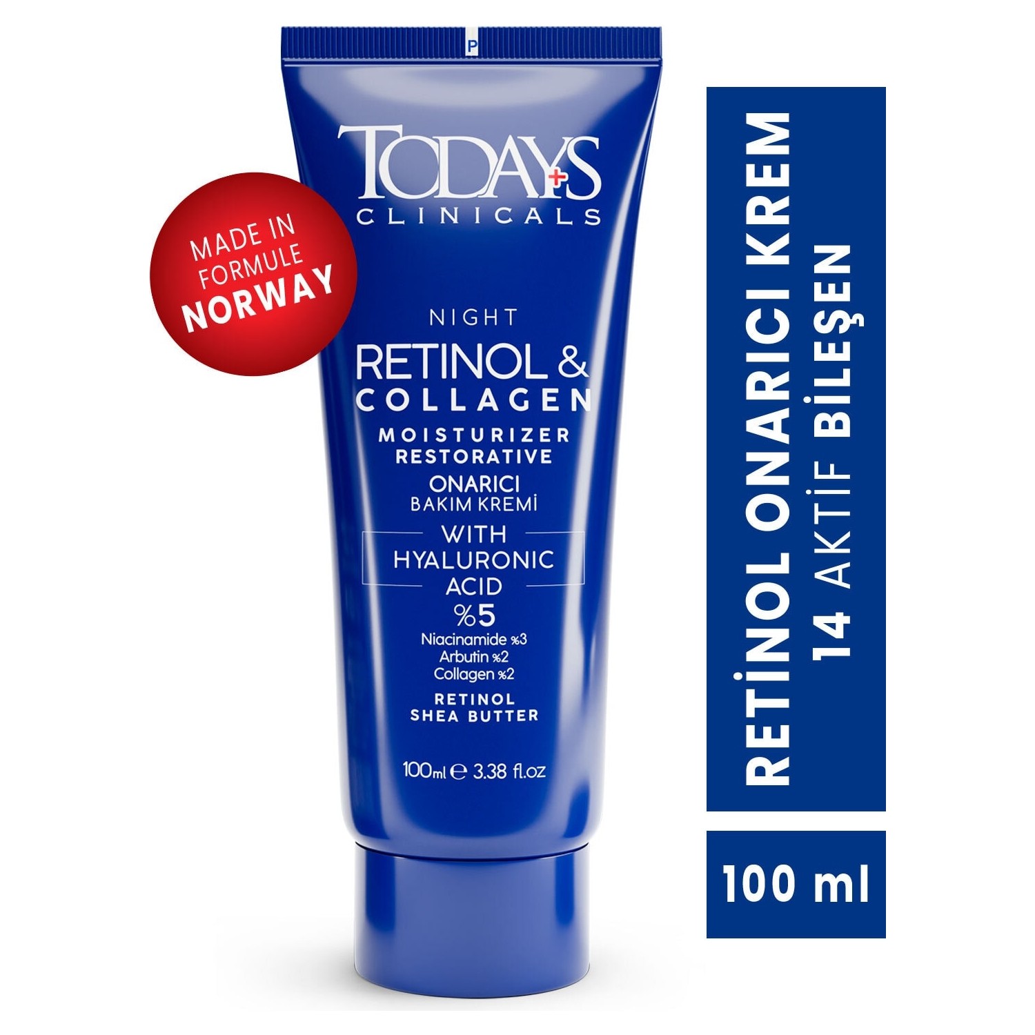 Todays Clinicals Night Retinol & Collagen Moısturızer Restorative Onarıcı Bakım Kremi 100 ml