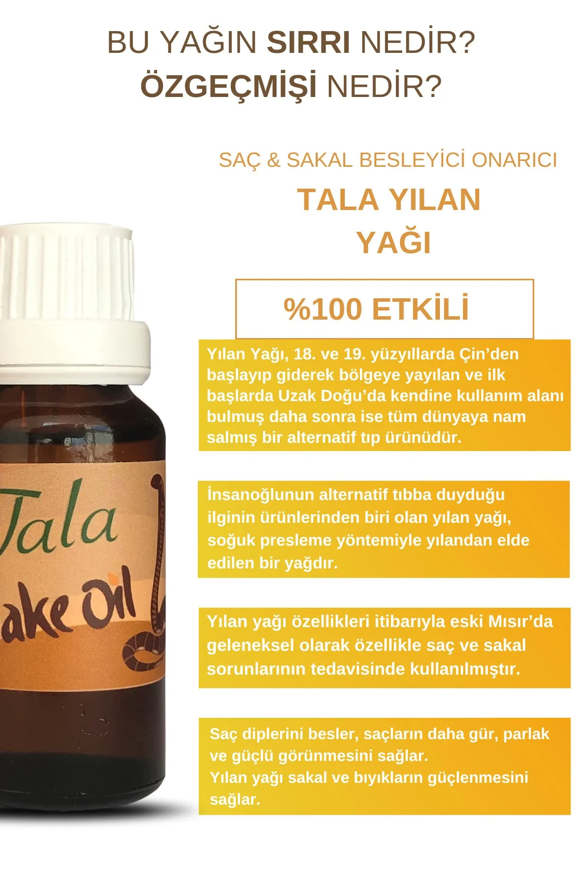 Tala Yılan Yağı 20 Ml