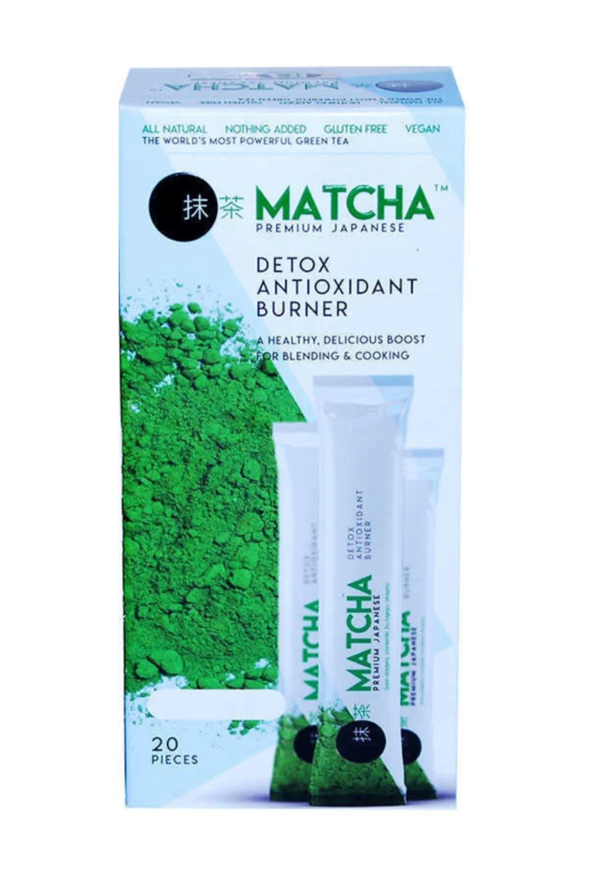 Matcha Premium Japanese Çilek Aromalı Detox Burner Form Çayı 1 Kutu