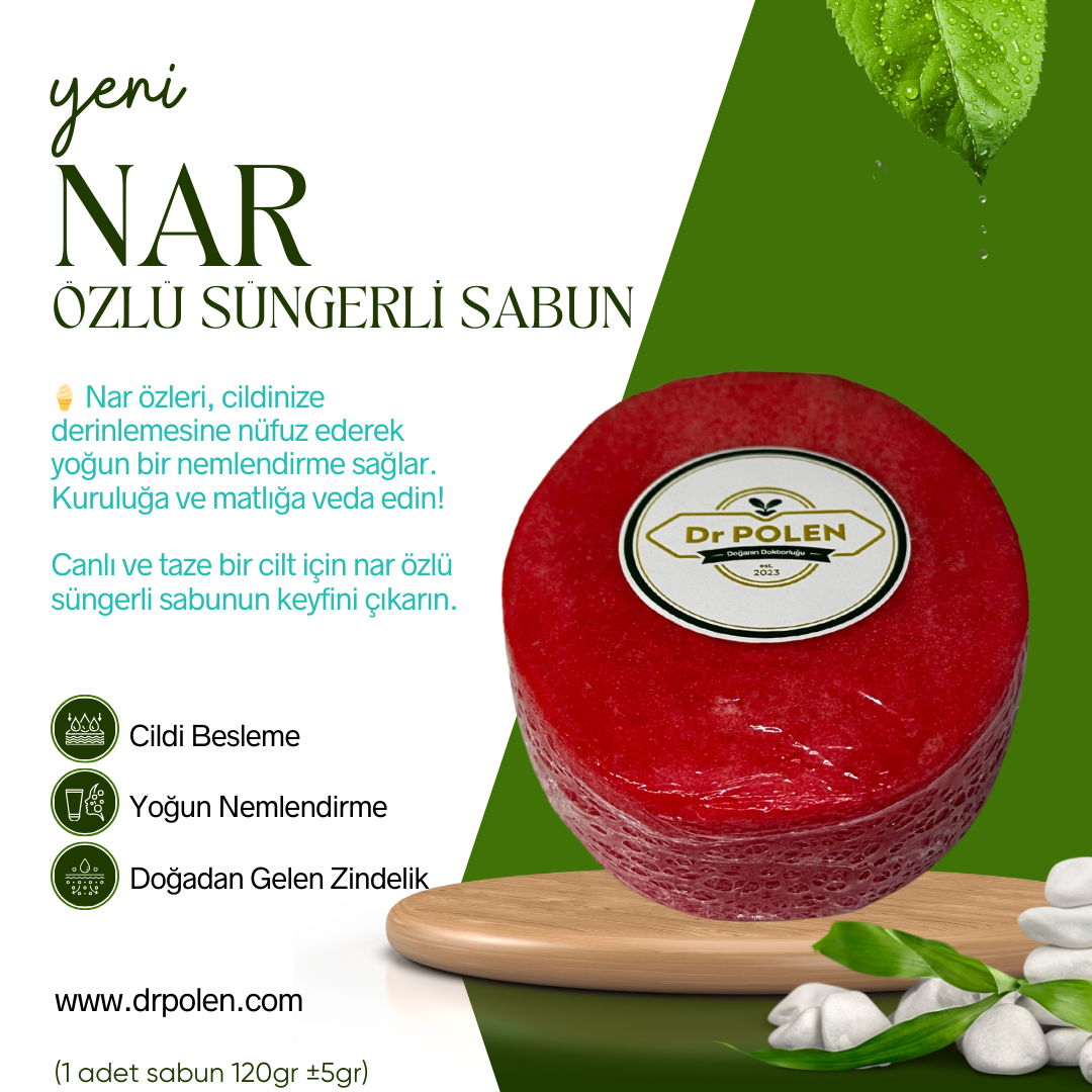 Nar Özlü Süngerli Sabun