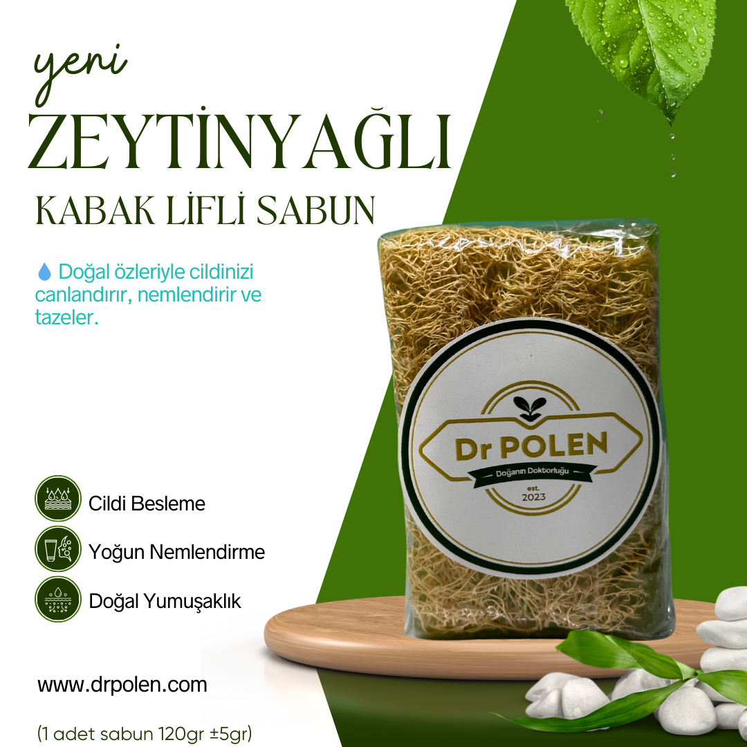 Kabak Lifli Zeytinyağı Sabun 120 gr (+-5gr)