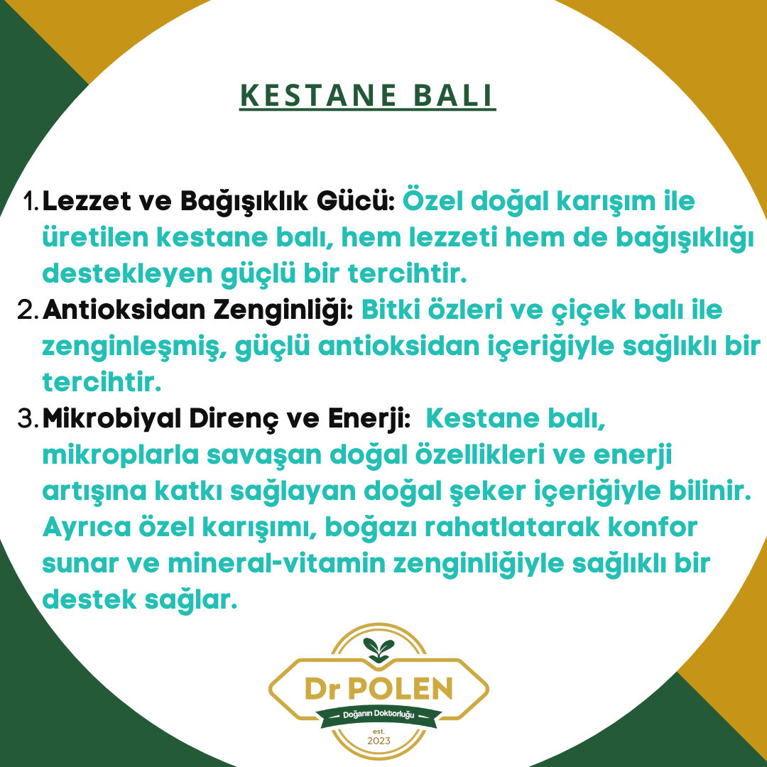 Acı Kestane Balı 500 Gr