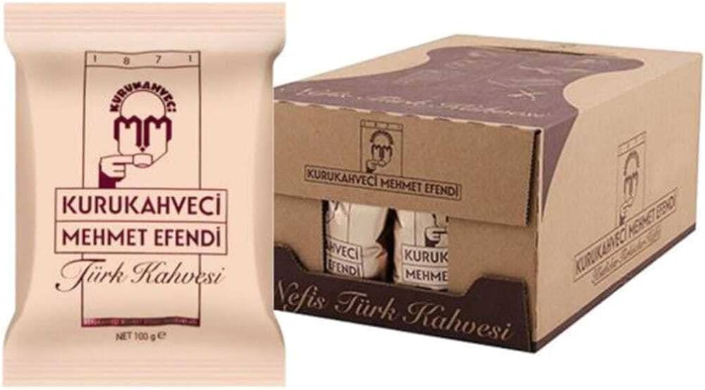 Kurukahveci Mehmet Efendi Türk Kahvesi - 100 Gr X 25’li