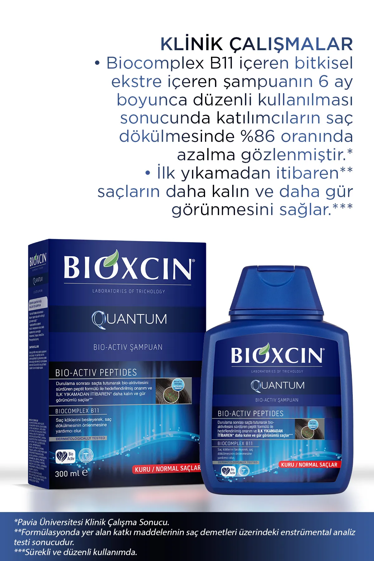 Bioxcin Quantum Kuru & Normal Saçlar İçin Şampuan 3 Al 2 Öde