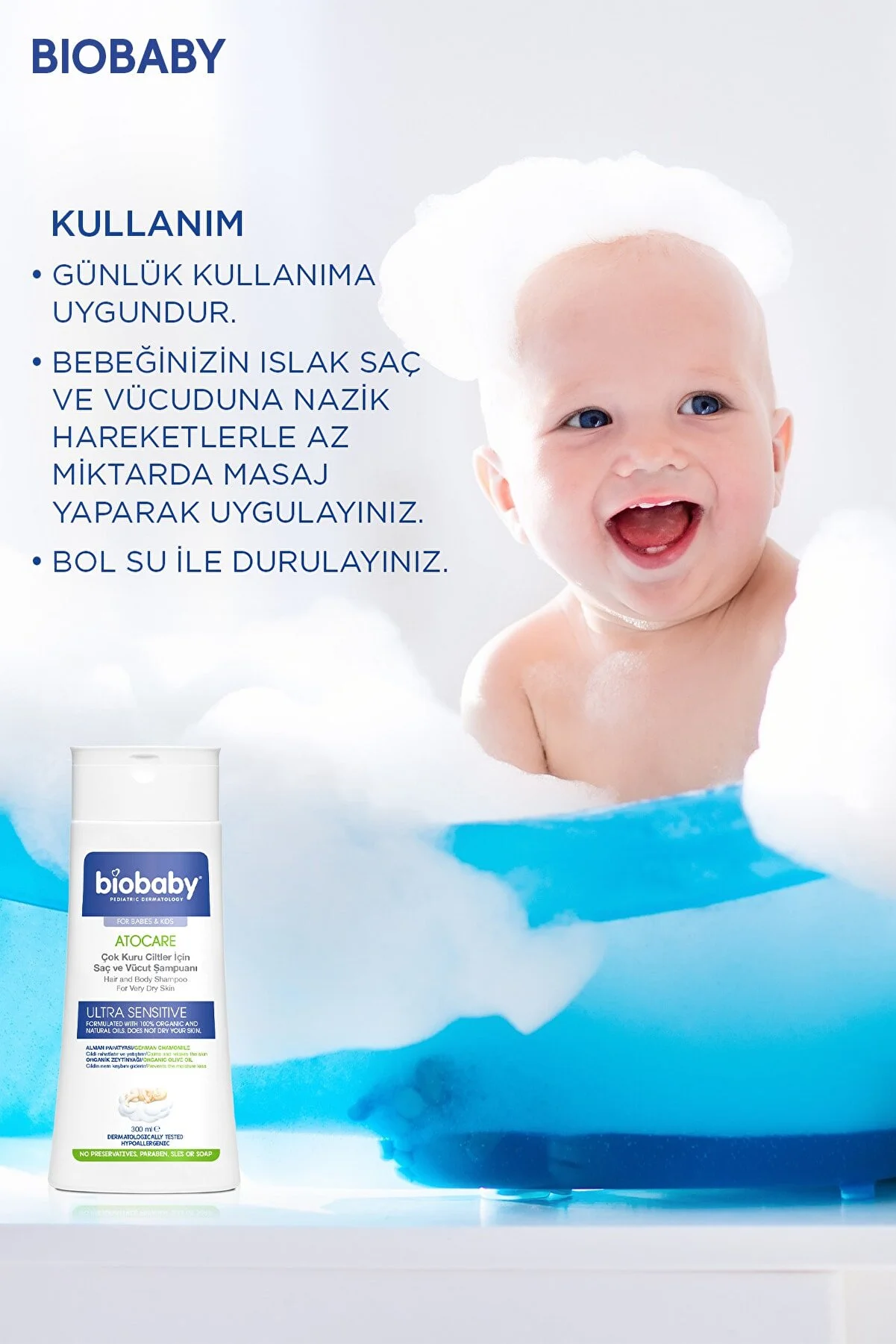 BIOBABY ATOPIK CILT SAMP. 300 ML