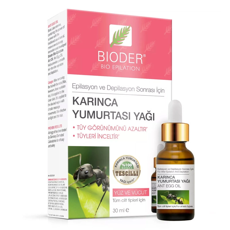 Bioder Tüy Azaltıcı Karınca Yumurtası Yağı 30 ml