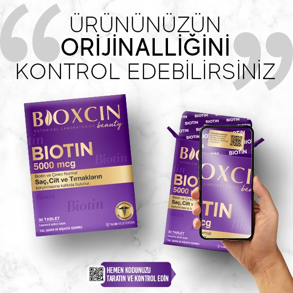 Bioxcin Biotin 5000 mcg 30 Tablet