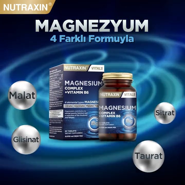 Nutraxin Magnesium Complex 60 Tablet