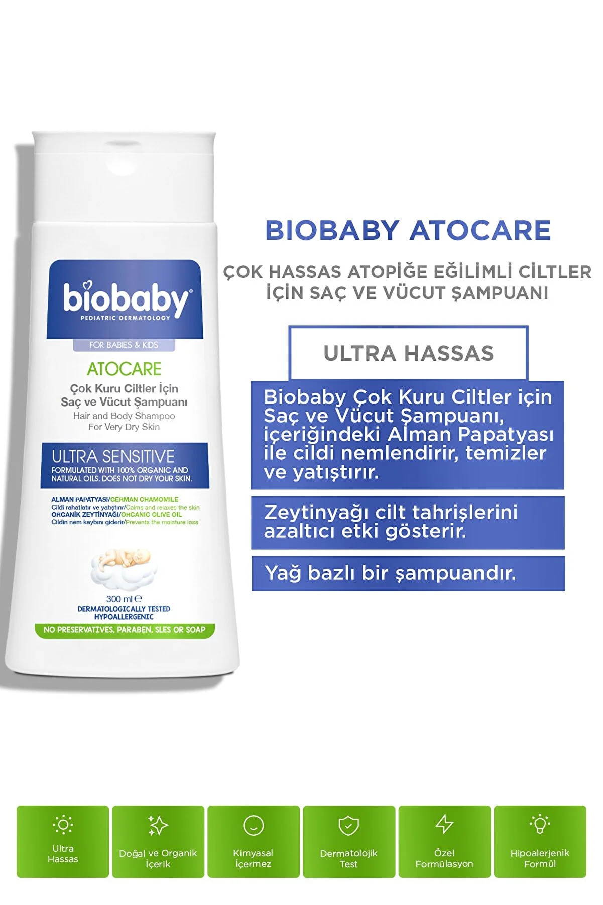 BIOBABY ATOPIK CILT SAMP. 300 ML