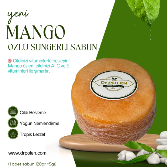 Mango Özlü Süngerli Sabun