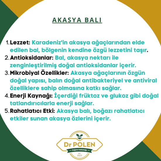 Akasya Balı 850 Gr