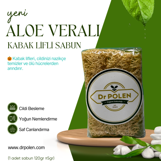 Kabak Lifli Aloe Veralı Sabun 120 gr (+-5gr)