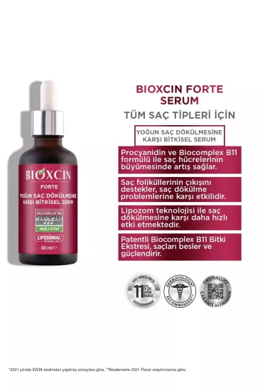 Bioxcin Forte Yoğun Saç Dökülmesine Karşı Serum