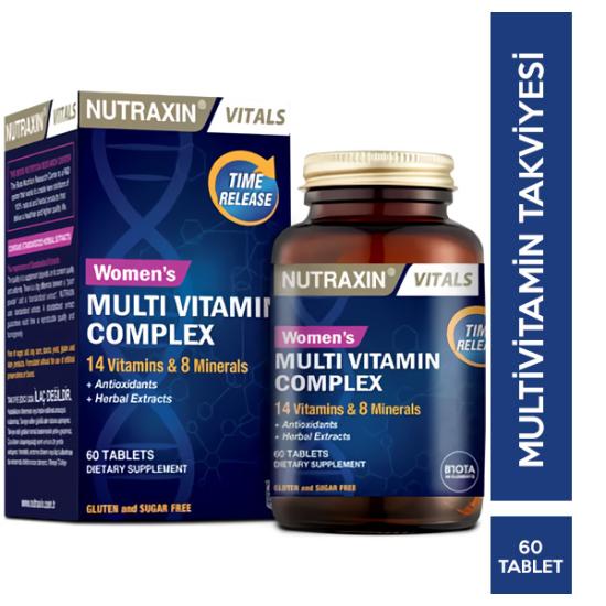 Nutraxin Kadın Multivitamin Complex 60 Tablet